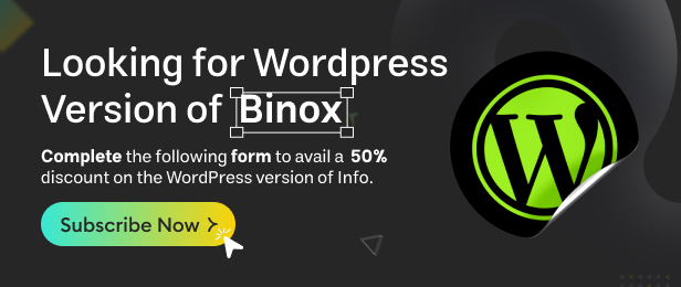 Binox | Business Consultancy Template - 1
